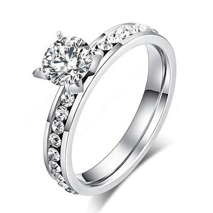 Diamond Geometric Ring