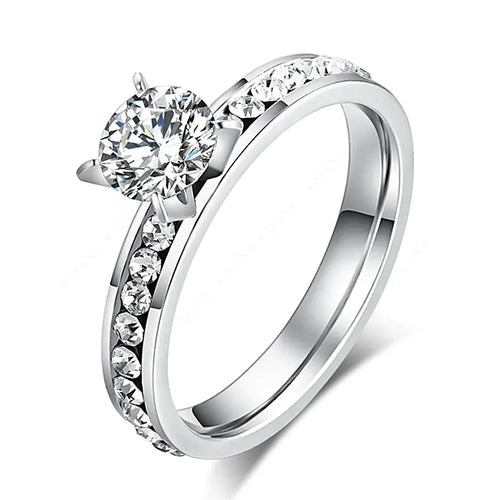 Diamond Geometric Ring